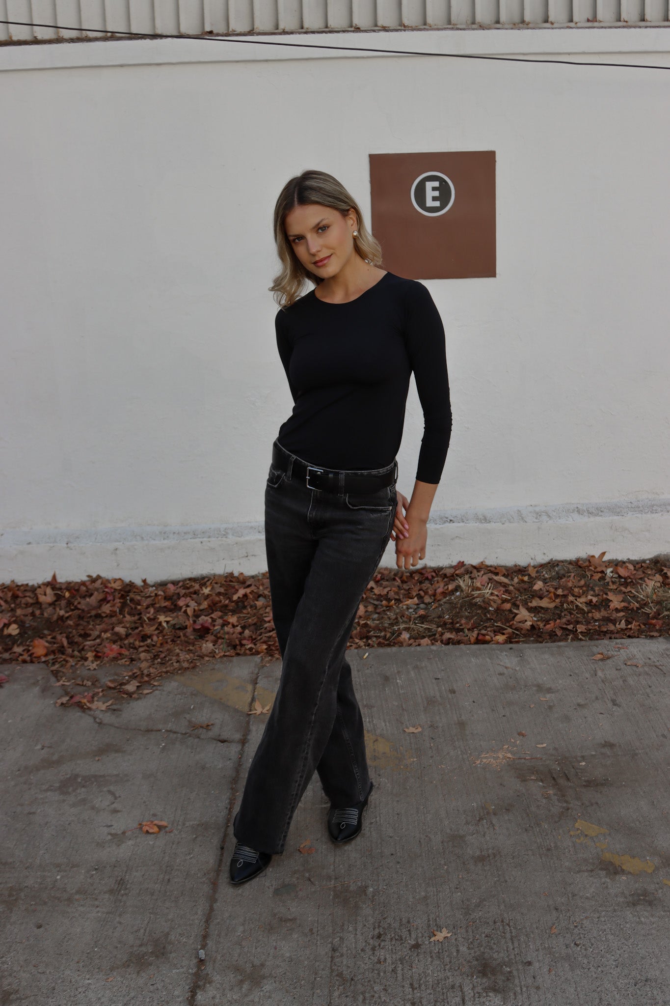 ANNE BASIC TOP NEGRO TOPS - Tienda Siete Mares