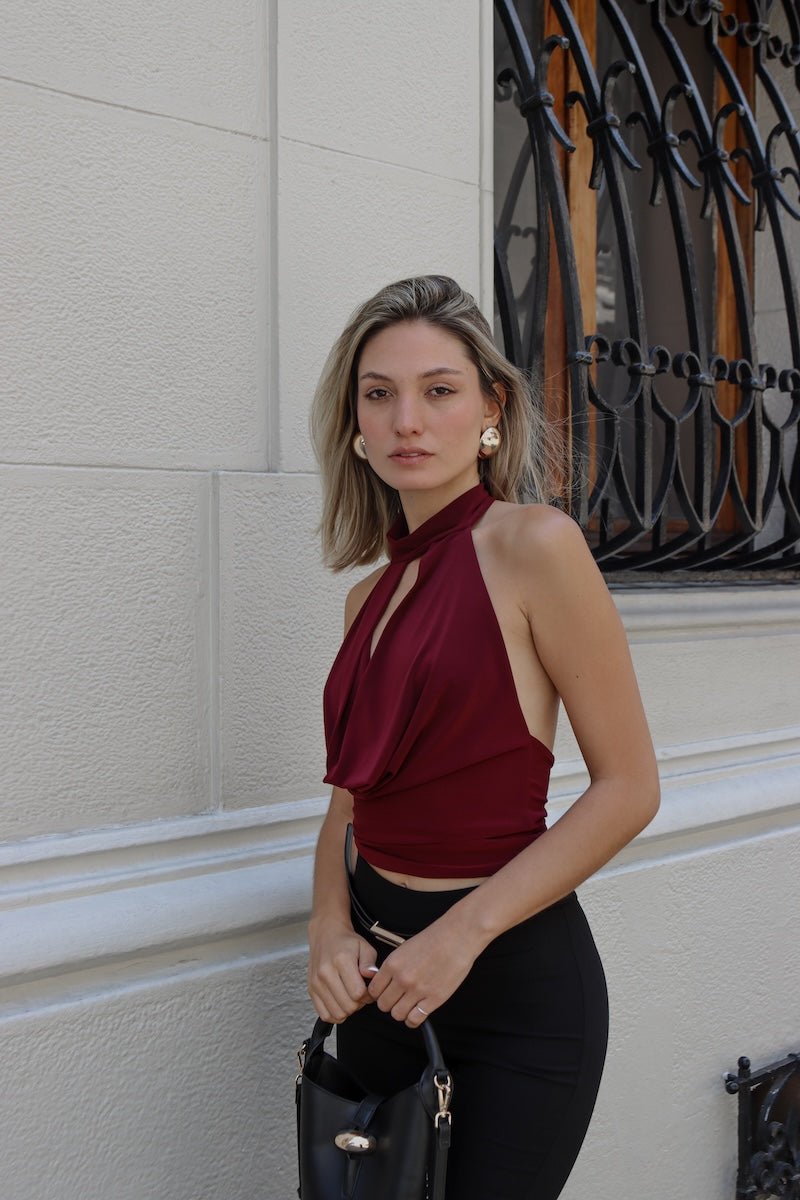 BELINDA TOP BURDEO TOPS - Tienda Siete Mares