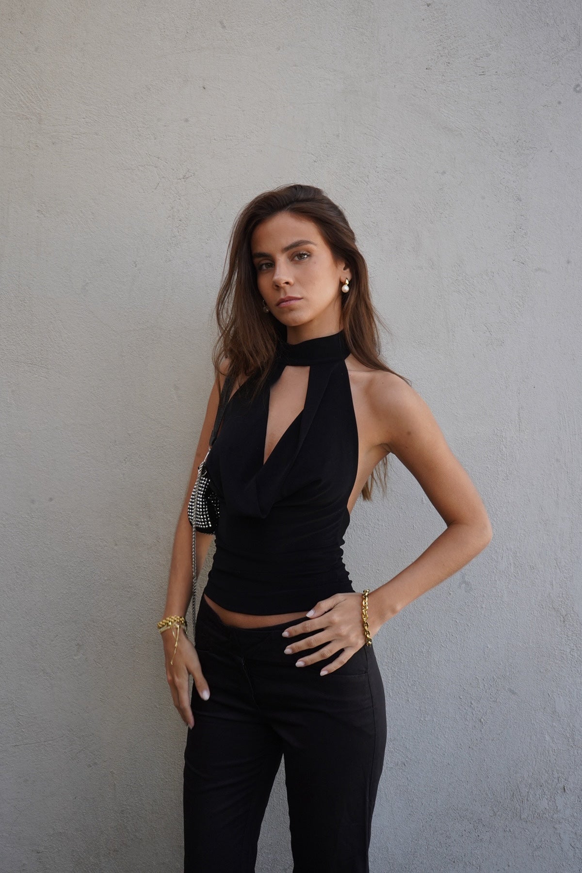 BELINDA TOP NEGRO TOPS - Tienda Siete Mares