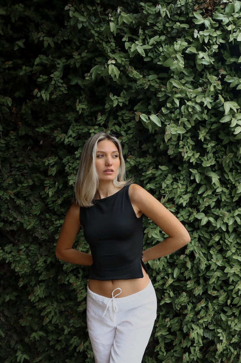 CATHE TOP NEGRO TOPS - Tienda Siete Mares