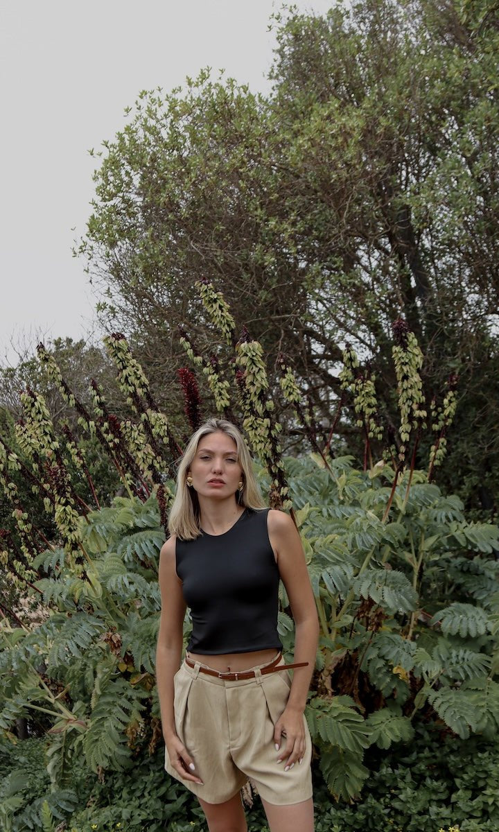 DIANA TOP NEGRO TOPS - Tienda Siete Mares