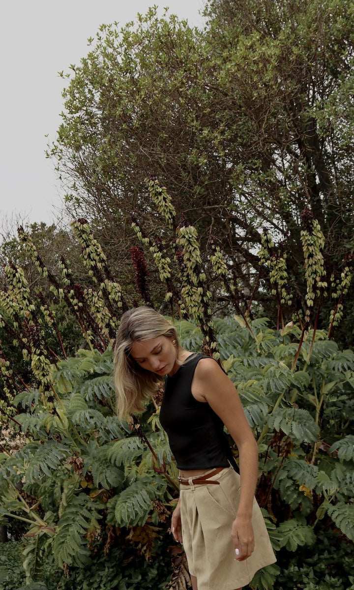 DIANA TOP NEGRO TOPS - Tienda Siete Mares