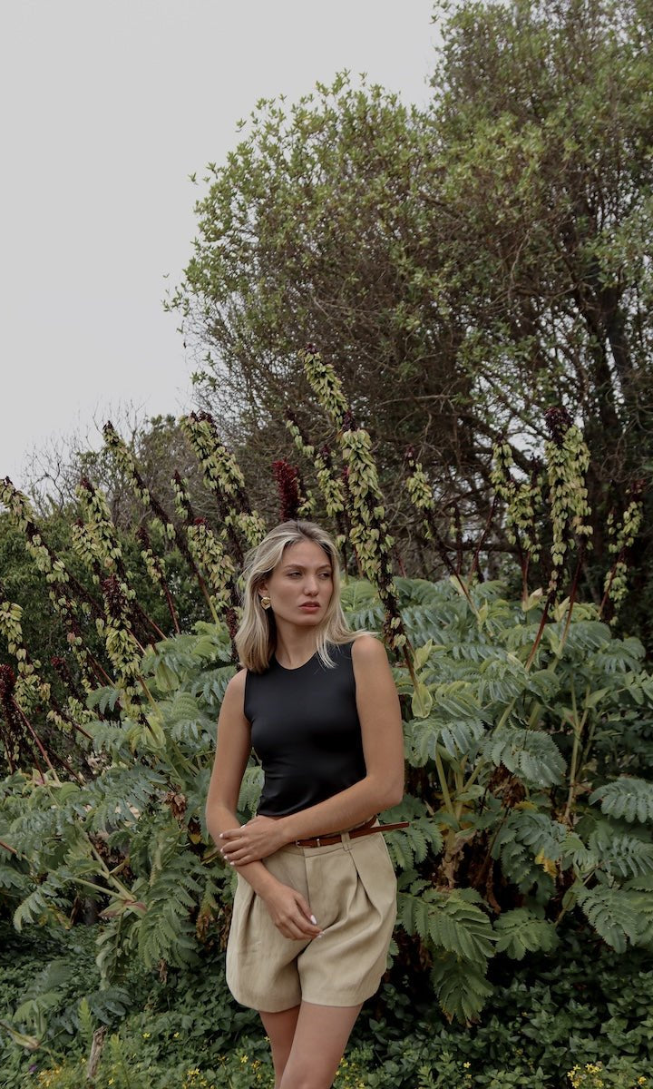 DIANA TOP NEGRO TOPS - Tienda Siete Mares