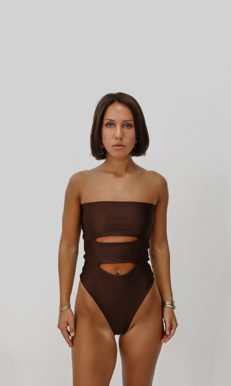 ESTRELLA TRAJE DE BAÑO CAFÉ TRAJES DE BAÑO - Tienda Siete Mares