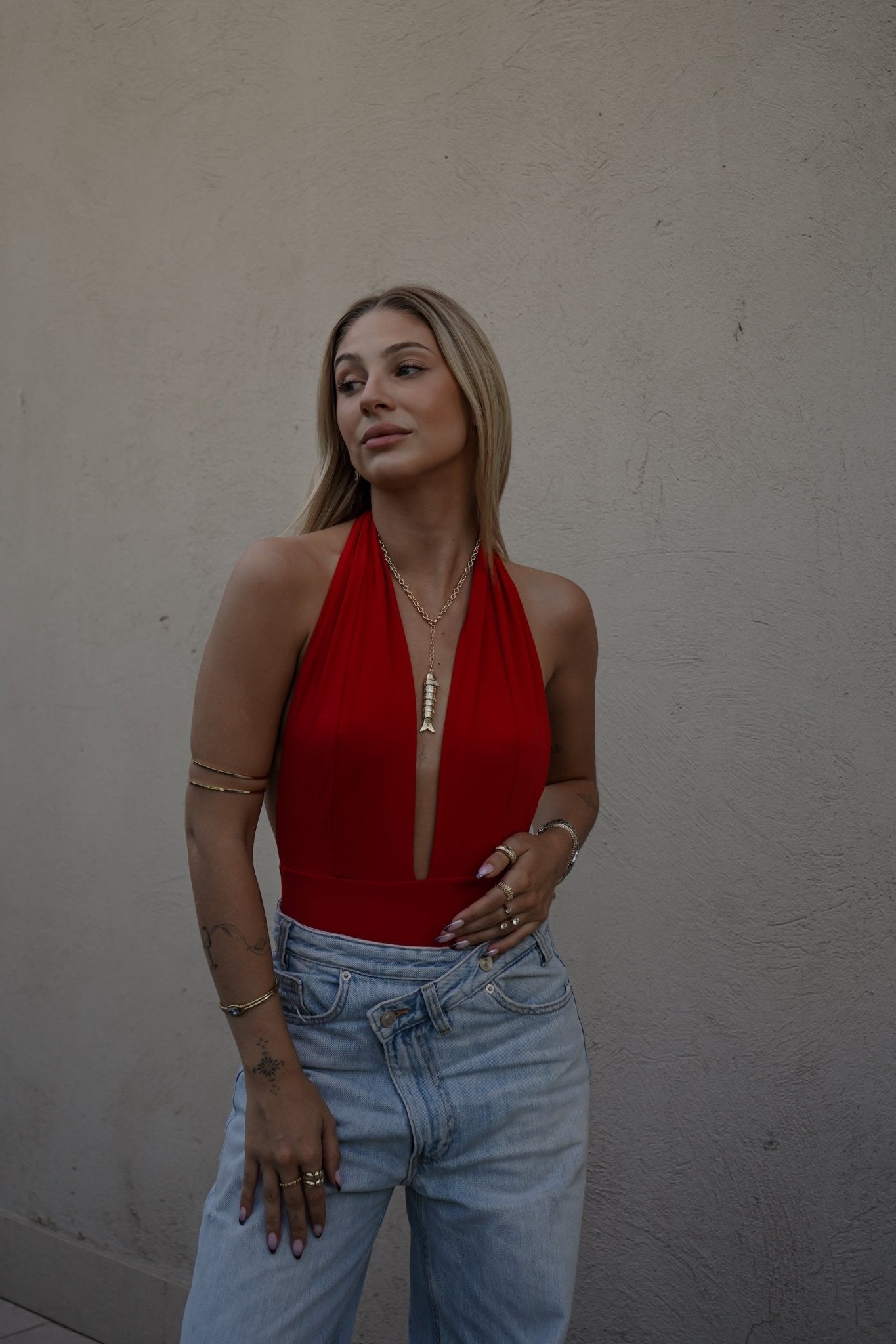 GRETTA BODY ROJO BODIES - Tienda Siete Mares