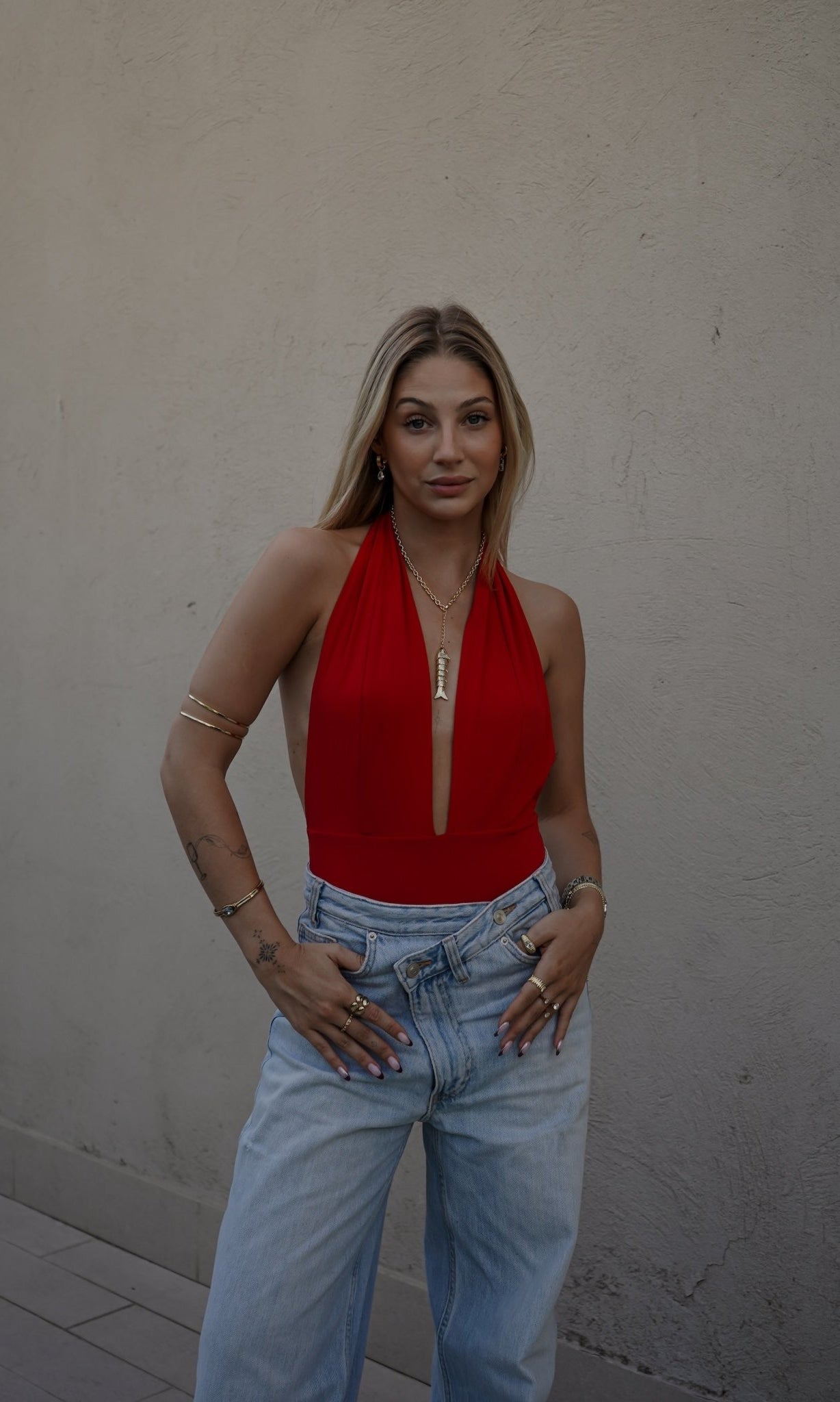 GRETTA BODY ROJO BODIES - Tienda Siete Mares
