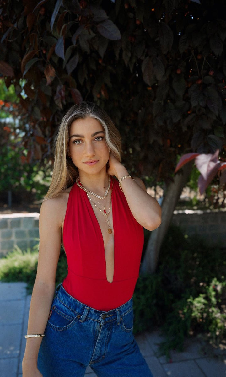 GRETTA BODY ROJO BODIES - Tienda Siete Mares