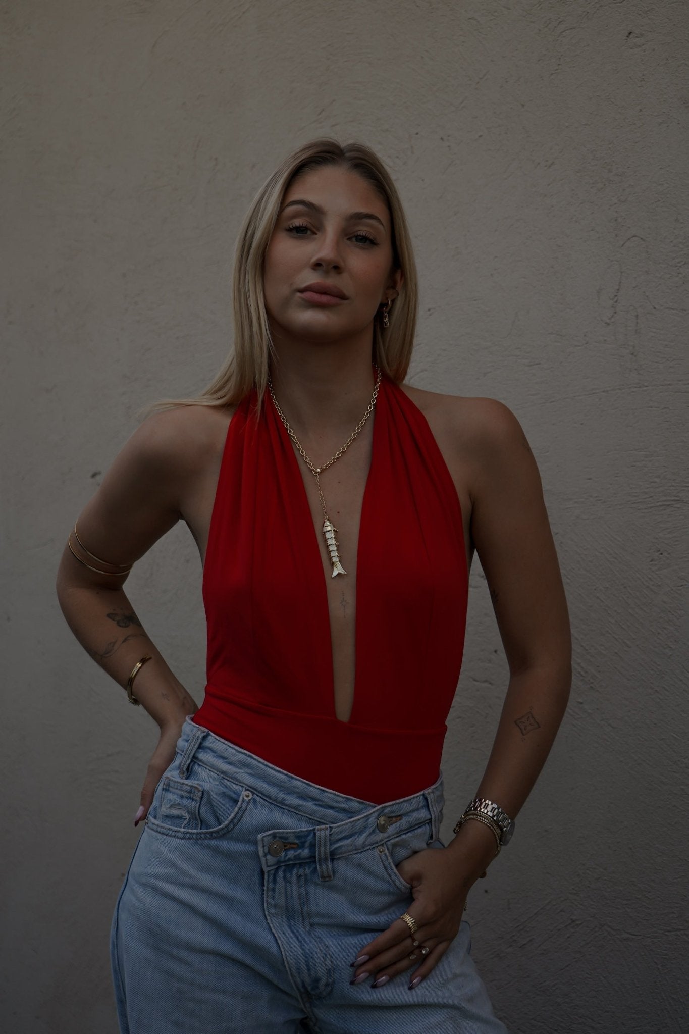 GRETTA BODY ROJO BODIES - Tienda Siete Mares