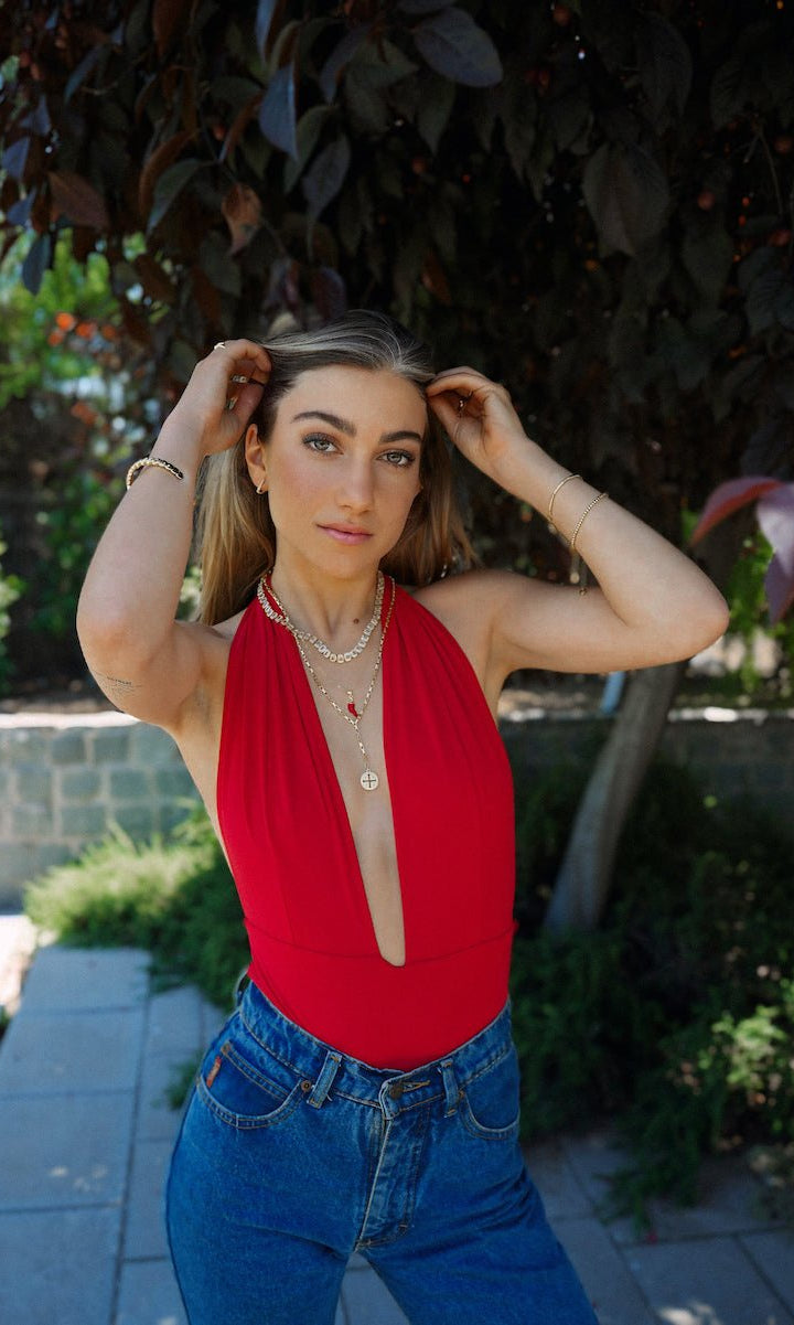 GRETTA BODY ROJO BODIES - Tienda Siete Mares