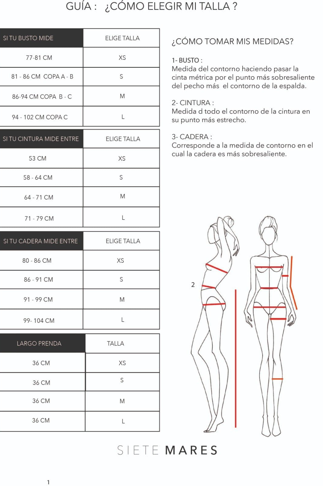 LIPA TOP NEGRO TOPS - Tienda Siete Mares