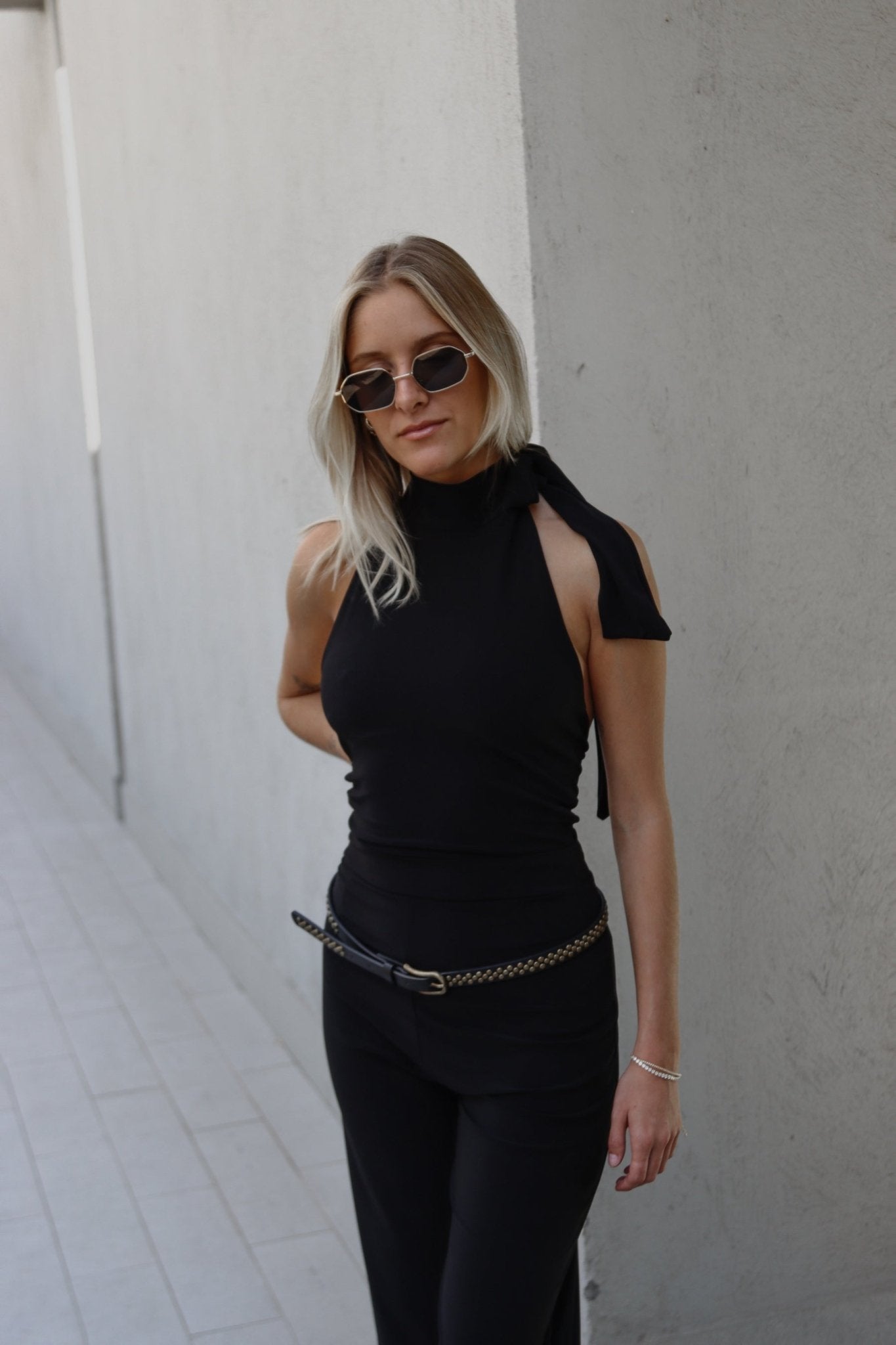 MARIANA TOP NEGRO TOPS - Tienda Siete Mares