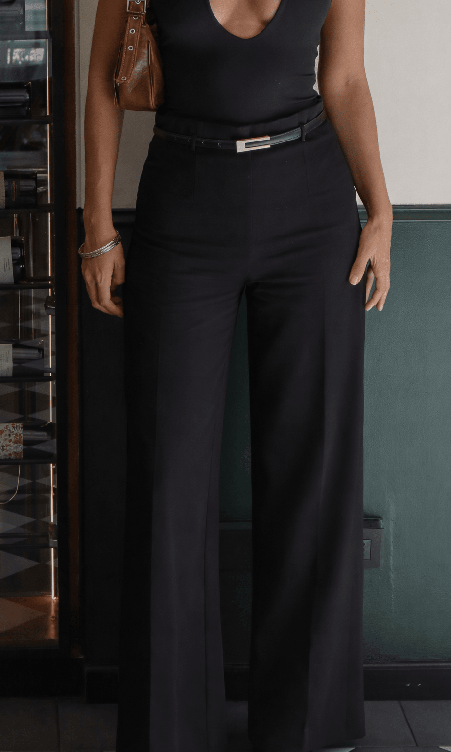 PALERMO PANTS NEGRO BOTTOMS - Tienda Siete Mares
