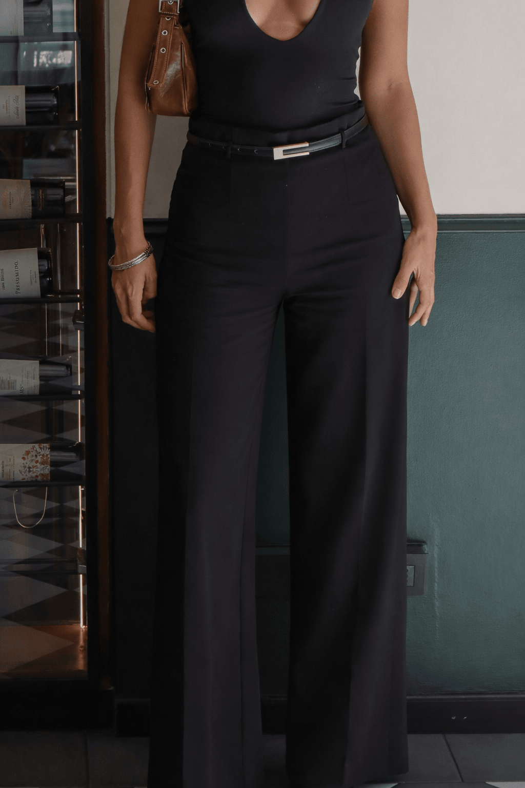 PALERMO PANTS NEGRO BOTTOMS - Tienda Siete Mares