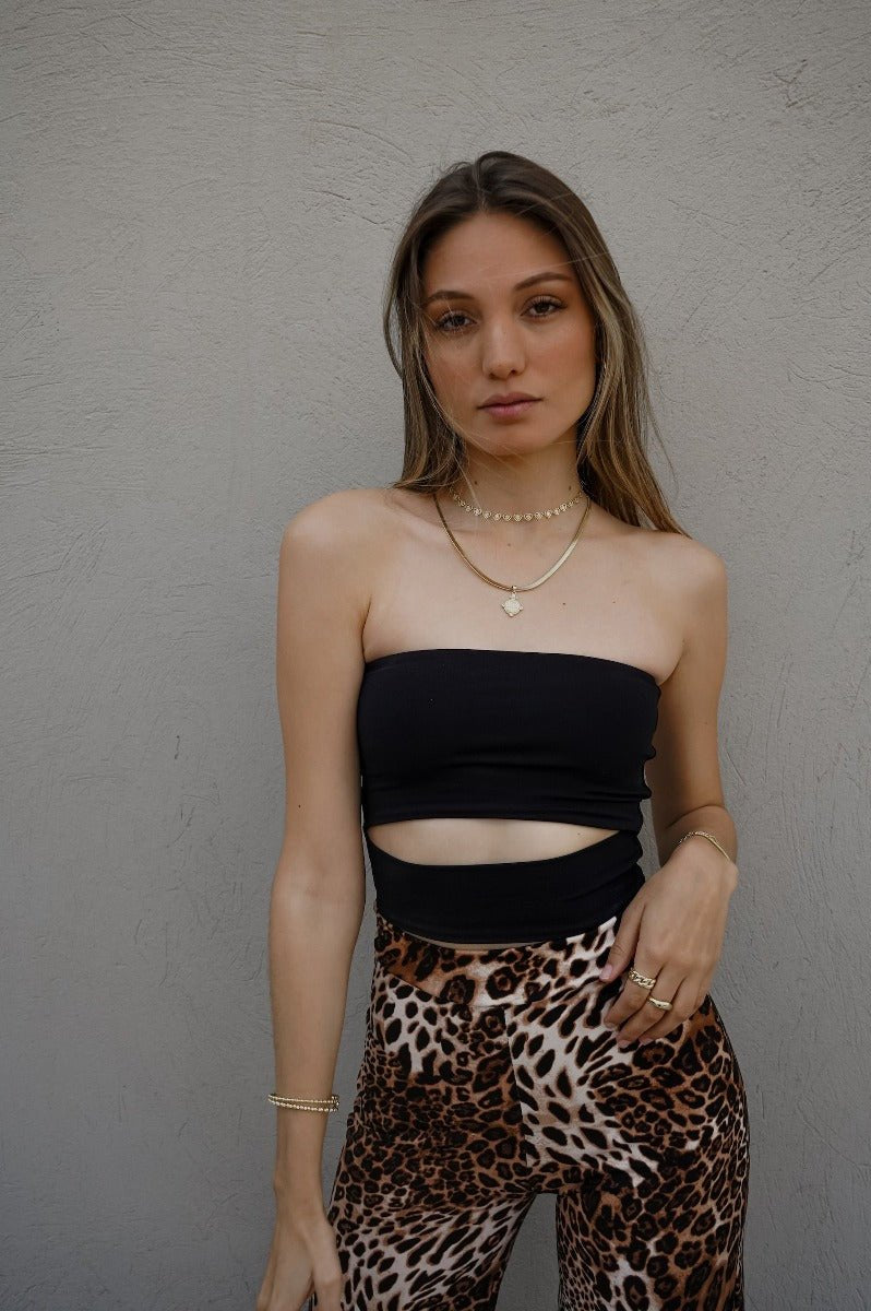 PARIS TOP NEGRO TOPS - Tienda Siete Mares