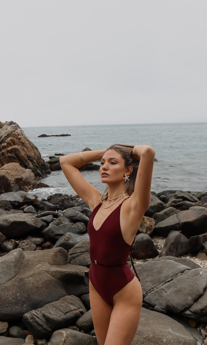 ROMANA TRAJE DE BAÑO BURDEO TRAJES DE BAÑO - Tienda Siete Mares