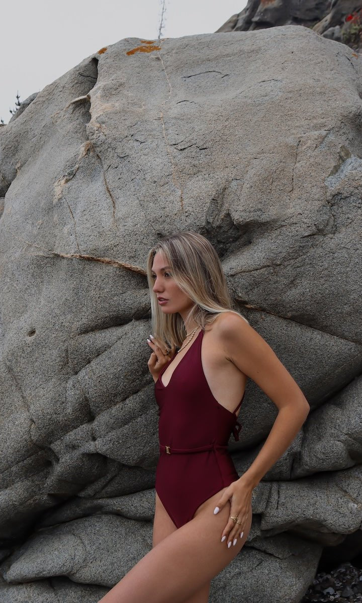 ROMANA TRAJE DE BAÑO BURDEO TRAJES DE BAÑO - Tienda Siete Mares