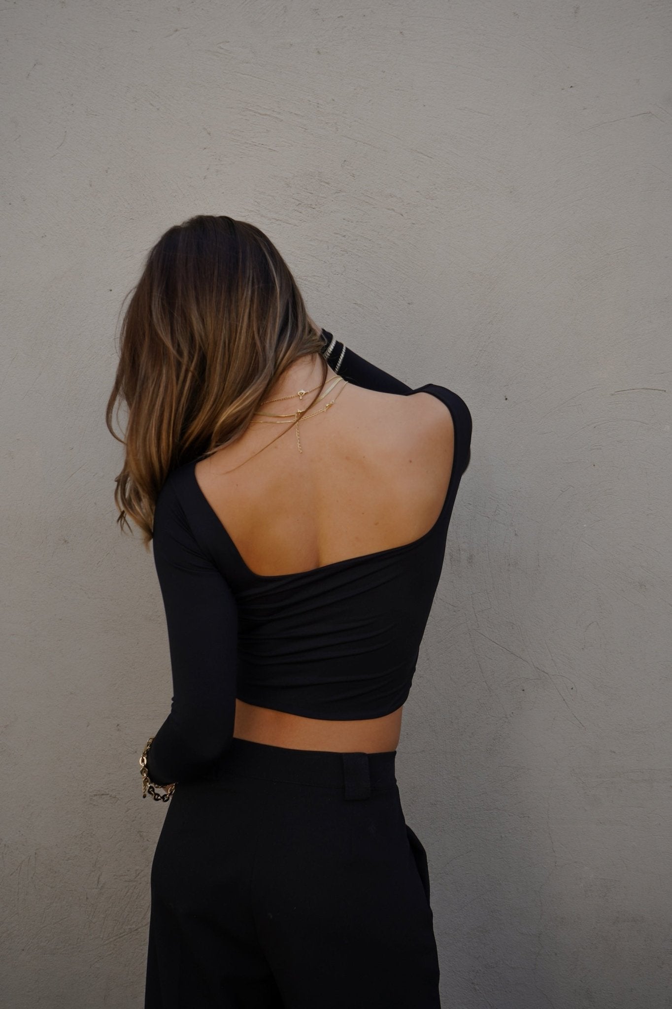 SOPHIE TOP NEGRO TOPS - Tienda Siete Mares