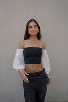 AMINA TOP BLANCO TOPS - Tienda Siete Mares