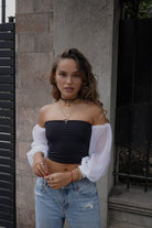 AMINA TOP BLANCO TOPS - Tienda Siete Mares