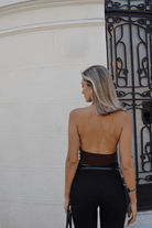 BELINDA TOP CAFÉ TOPS - Tienda Siete Mares