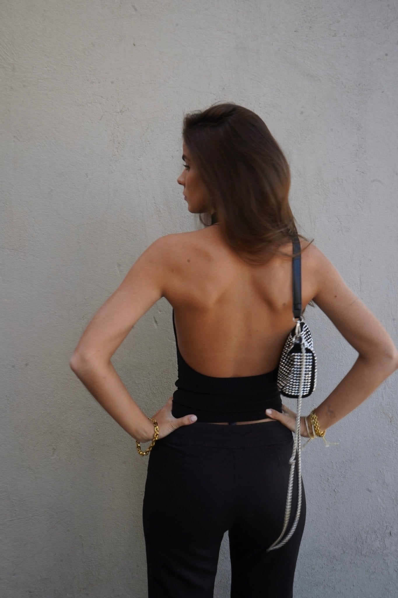 BELINDA TOP NEGRO TOPS - Tienda Siete Mares