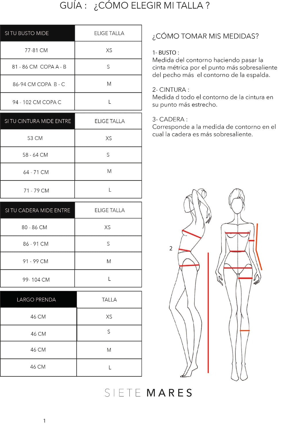 BLAKE BODY NEGRO BODIES - Tienda Siete Mares