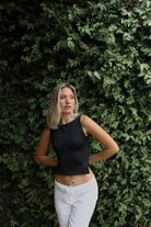 CATHE TOP NEGRO TOPS - Tienda Siete Mares