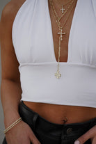 COSS TOP BLANCO TOPS - Tienda Siete Mares