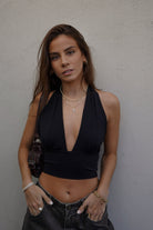 COSS TOP NEGRO TOPS - Tienda Siete Mares