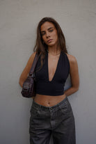 COSS TOP NEGRO TOPS - Tienda Siete Mares