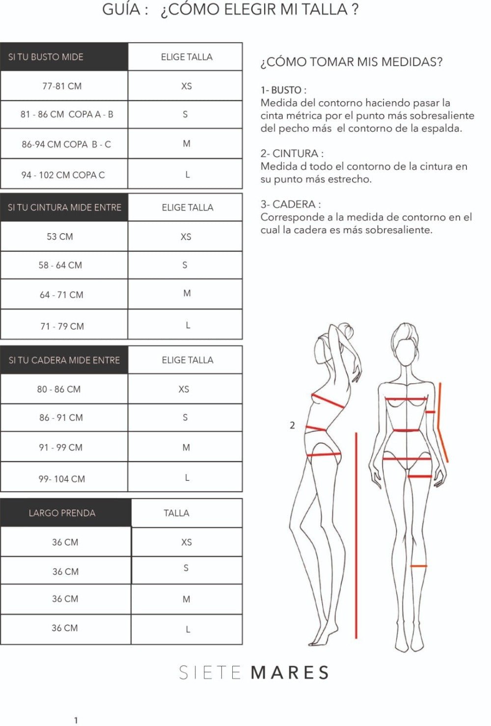 COSS TOP ROJO TOPS - Tienda Siete Mares