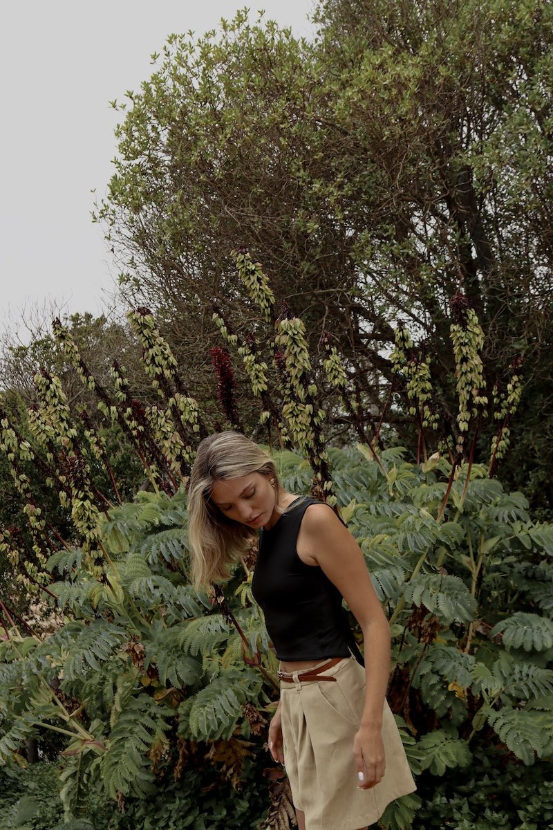 DIANA TOP NEGRO TOPS - Tienda Siete Mares