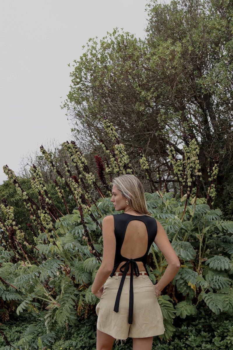 DIANA TOP NEGRO TOPS - Tienda Siete Mares