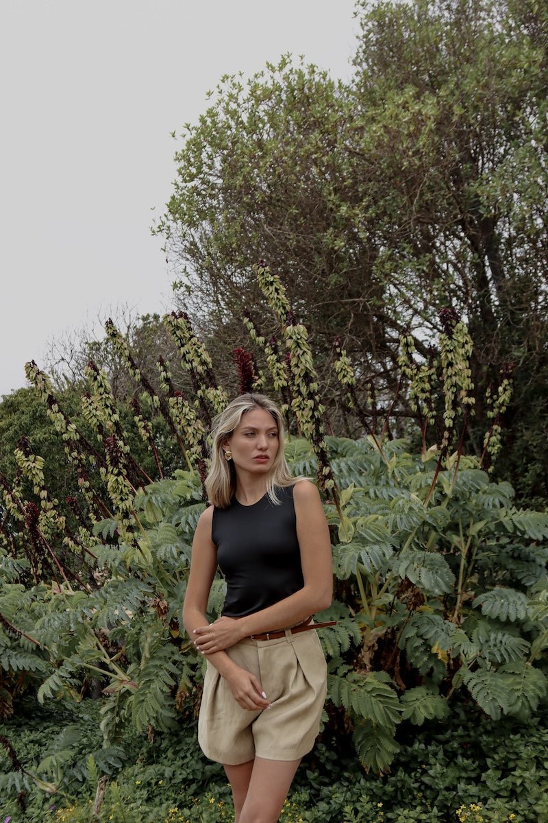 DIANA TOP NEGRO TOPS - Tienda Siete Mares