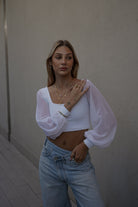 EMMA TOP BLANCO TOPS - Tienda Siete Mares