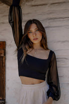 EMMA TOP NEGRO TOPS - Tienda Siete Mares