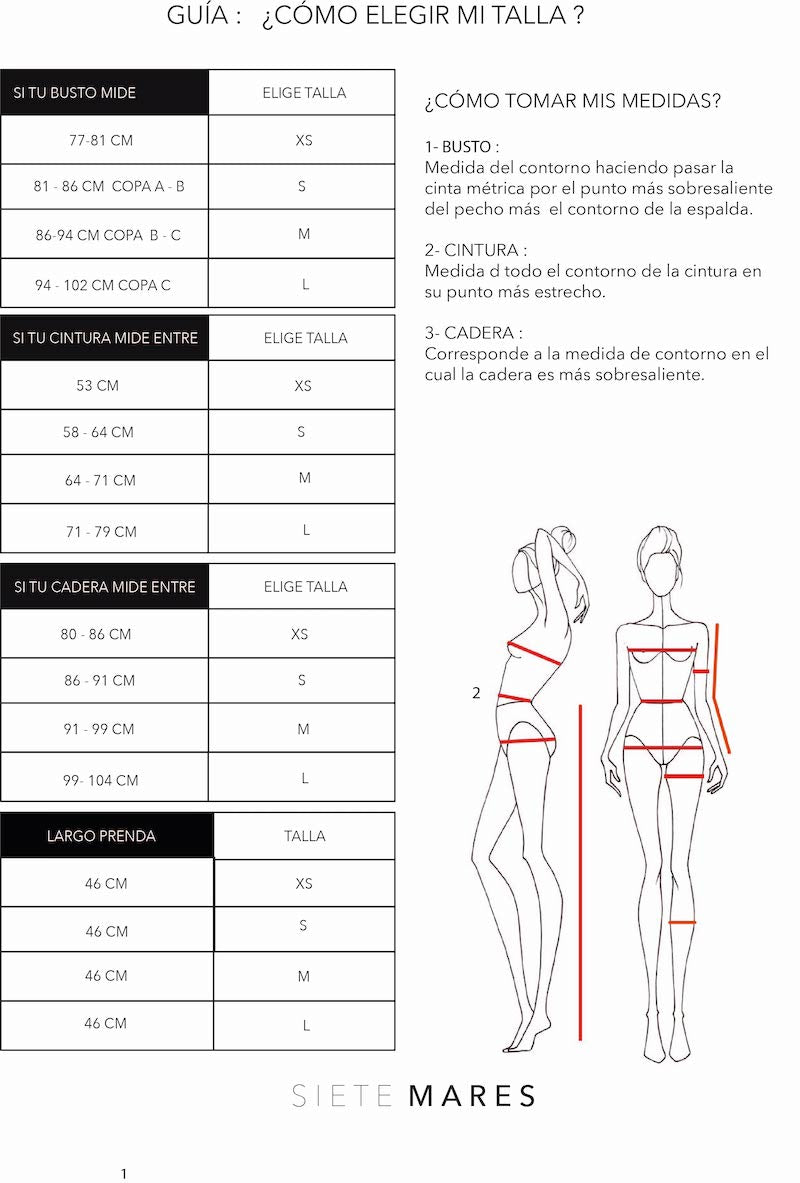 FLORENCIA TRAJE DE BAÑO NEGRO TRAJES DE BAÑO - Tienda Siete Mares