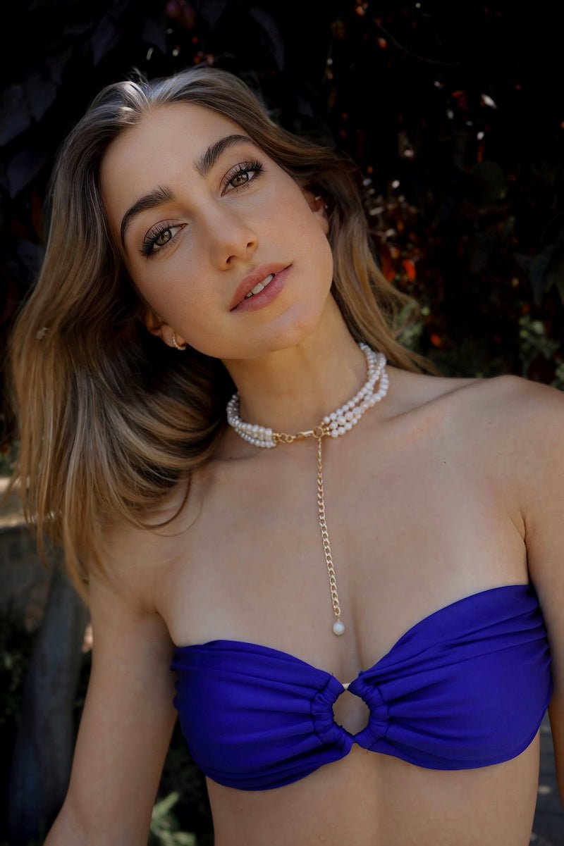 GRACIA BIKINI TOP AZUL ELECTRICO BIKINIS - Tienda Siete Mares