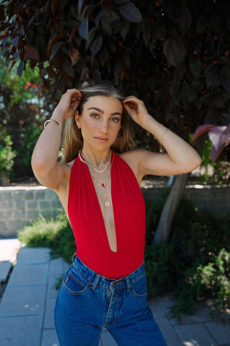 GRETTA BODY ROJO BODIES - Tienda Siete Mares