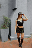 ISABELLA TOP NEGRO - HALLOWEEN EDIT TOPS - Tienda Siete Mares