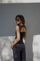 ISABELLA TOP NEGRO TOPS - Tienda Siete Mares