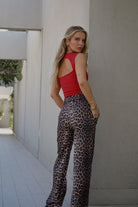ISABELLA TOP ROJO TOPS - Tienda Siete Mares