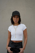 LUCY TOP MIDI BLANCO TOPS - Tienda Siete Mares