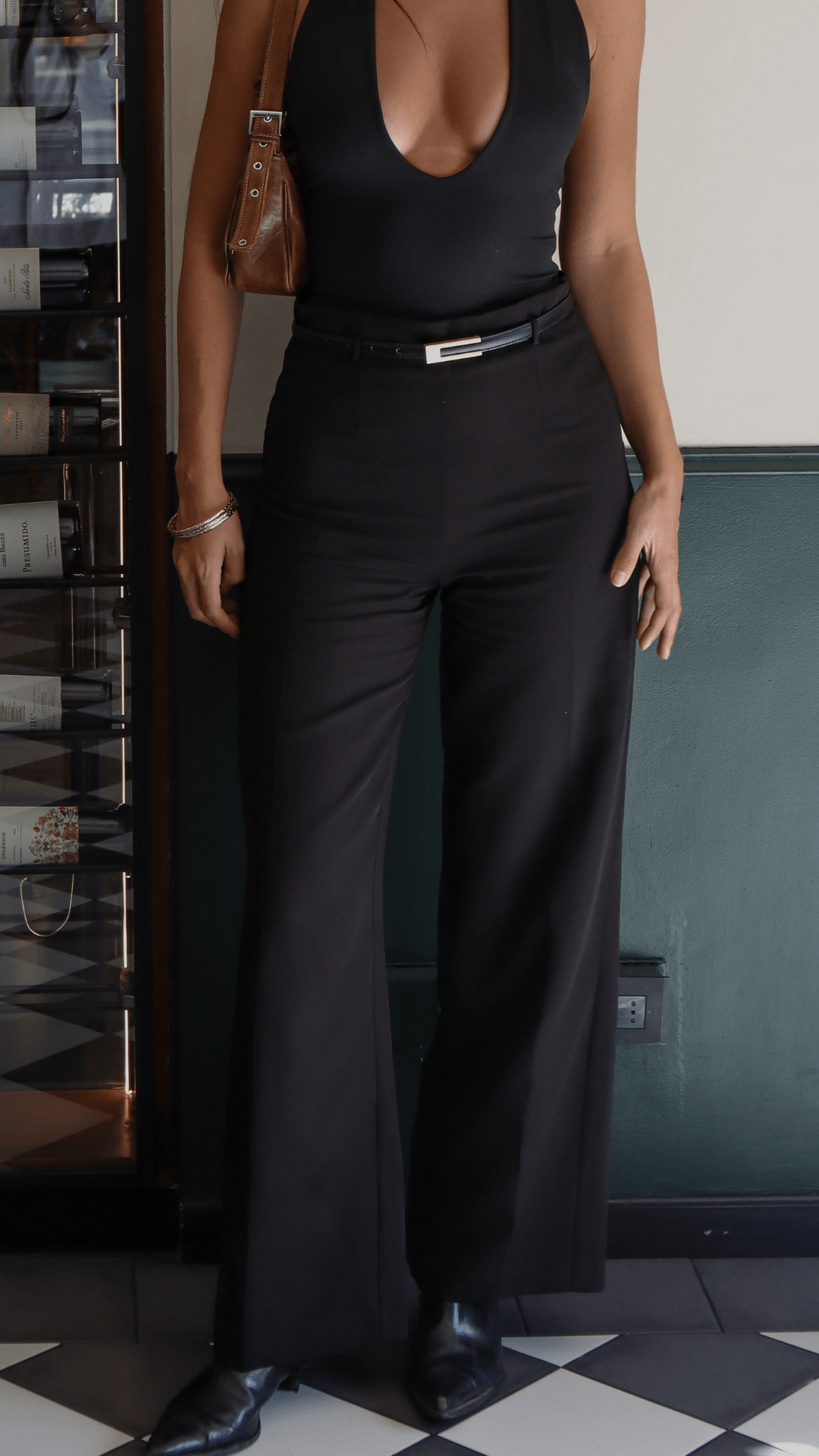 PALERMO PANTS NEGRO BOTTOMS - Tienda Siete Mares