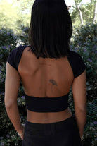 POLLY TOP NEGRO TOPS - Tienda Siete Mares
