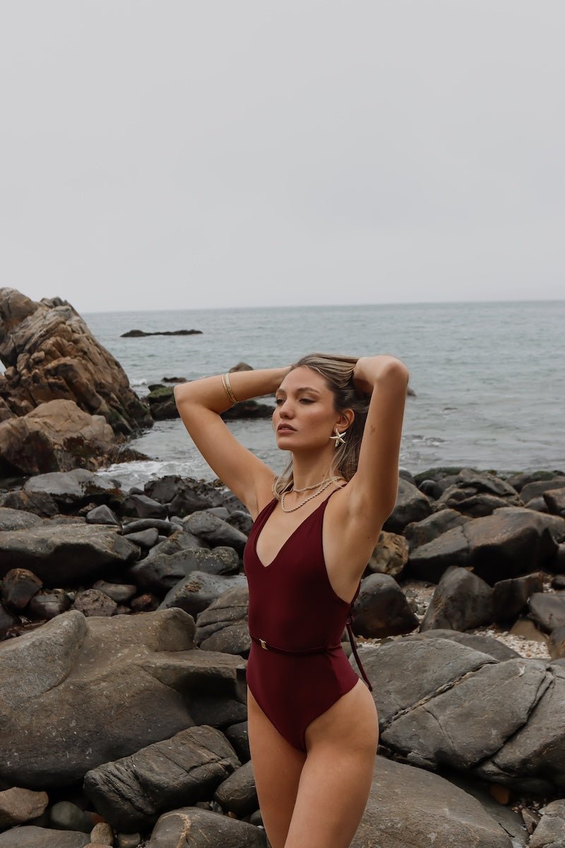 ROMANA TRAJE DE BAÑO BURDEO TRAJES DE BAÑO - Tienda Siete Mares
