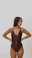 ROMANA TRAJE DE BAÑO CAFÉ TRAJES DE BAÑO - Tienda Siete Mares