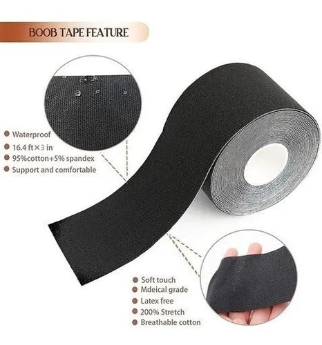 BOOB TAPE NEGRO - Tienda Siete Mares