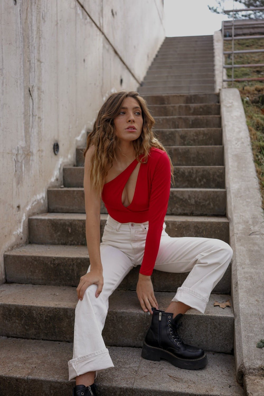 LIPA TOP ROJO TOPS - Tienda Siete Mares