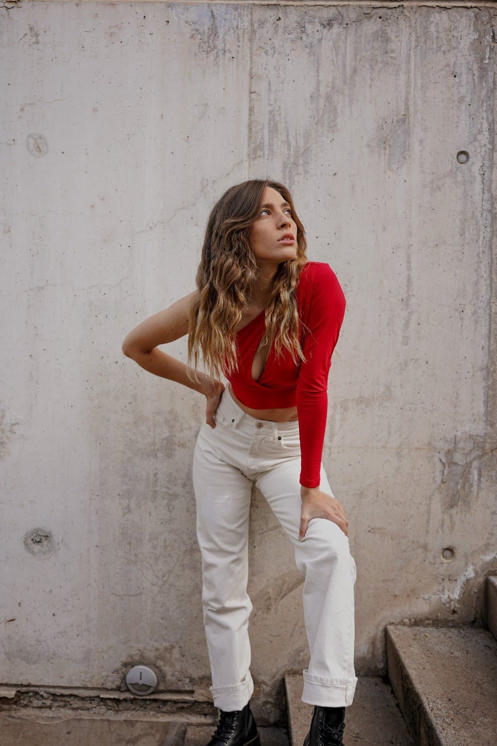 LIPA TOP ROJO TOPS - Tienda Siete Mares